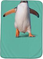 🐧 genuine fred howligans exotic pet blanket in fun penguin print: a cozy accessory for your beloved pets logo