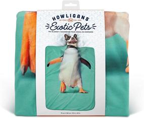 img 1 attached to 🐧 Genuine Fred HOWLIGANS Exotic PET Blanket in Fun Penguin Print: A Cozy Accessory for Your Beloved Pets