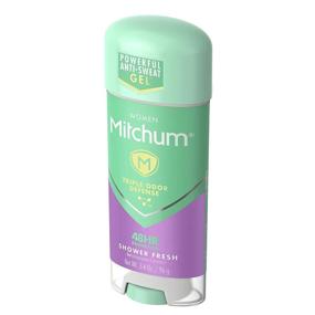 img 1 attached to 💦 Stay Fresh All Day with Mitchum Women Gel Antiperspirant Deodorant, Shower Fresh, 3.4oz.