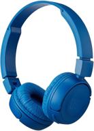 🎧 blue jblt450btblu on-ear headphones with jbl pure bass sound and wireless bluetooth logo