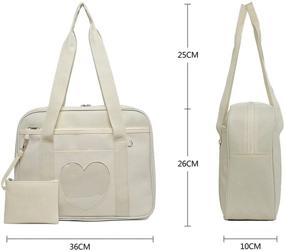 img 1 attached to Lanpet Womens Shoulder Japanese Handbag Women's Handbags & Wallets for Top-Handle Bags