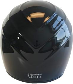 img 1 attached to 🏍️ High-Performing CRG Full-Face Motorcycle Street Bike Fiberglass Helmet - DOT Certified ATV-4 for Optimal Safety and Protection