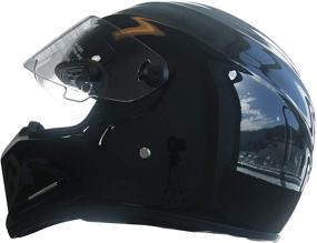 img 2 attached to 🏍️ High-Performing CRG Full-Face Motorcycle Street Bike Fiberglass Helmet - DOT Certified ATV-4 for Optimal Safety and Protection