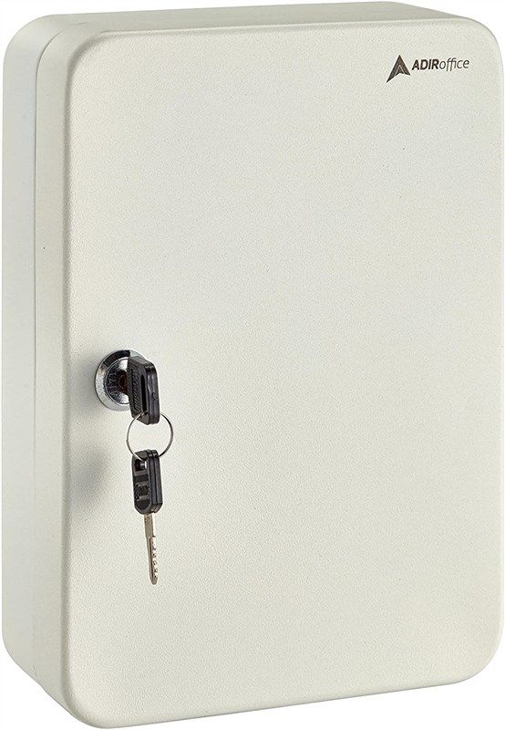 adiroffice key steel security storage holder cabinet valet lock box (48 key 로고