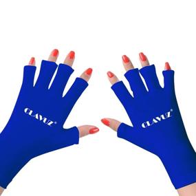 img 4 attached to 💅 CLAVUZ Nail UV Shield Gloves: Ultimate Protection for Gel Manicures with UV/LED Lamps