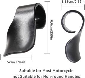 img 3 attached to MYLMCF Motorcycle Throttle Universal Handlebar