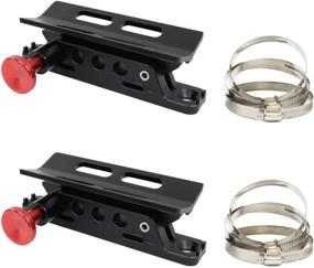 img 3 attached to 🔧 AUFER 2PCS Universal Roll Bar Holder: Jeep Wrangler, UTV, Polaris RZR, Can Am - Adjustable & Aluminum