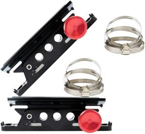 img 4 attached to 🔧 AUFER 2PCS Universal Roll Bar Holder: Jeep Wrangler, UTV, Polaris RZR, Can Am - Adjustable & Aluminum