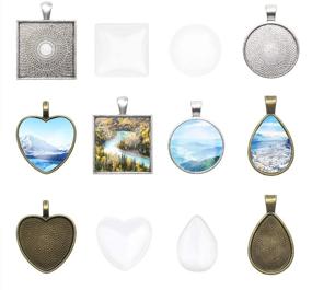img 3 attached to Pendant Teardrop Setting Cabochon Styles 48Pcs