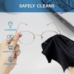 img 1 attached to CUNCUI Microfiber Cleaning Suitable Eyeglasses Camera & Photo