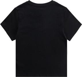 img 3 attached to KOWSPORT T Shirt Classic V Neck Girls Boys' Clothing for Tops, Tees & Shirts