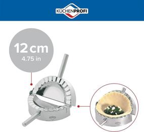 img 3 attached to 🥟 Küchenprofi Stainless Steel Ravioli, Pierogi, and Dumpling Maker - 4.75-Inch Press for Perfectly Molded and Sealed Fresh Stuffed Pasta and Pastry Dough - Silver Finish