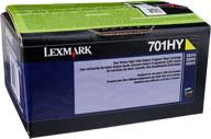 🟨 lexmark 70c1hy0 yellow high yield return program toner: enhanced performance with exceptional savings logo