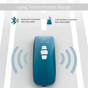 img 2 attached to 🔍 Portable CCD Imager Bar Code Scanner with Bluetooth Connectivity - REALINN Mini 1D Wireless Barcode Scanner with LED Screen Display, Ideal for iPad, Tablet, Phone, Laptop, and PC