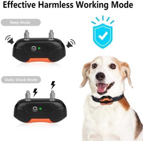 img 2 attached to 🐶 Optimized Pet Containment System: Pumila Electric Dog Fence for 2 Dogs, Rechargeable Waterproof Receiver for Small Medium Large Dogs - Ensured Safety and Effectiveness