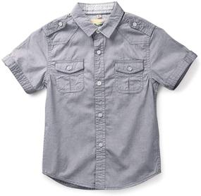 img 1 attached to Short Sleeve Cotton Shirt 170 10 11