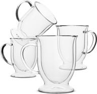 ☕ btät coffee double tea glasses: premium service equipment & supplies logo