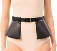 womens leather corset adjustable harness logo
