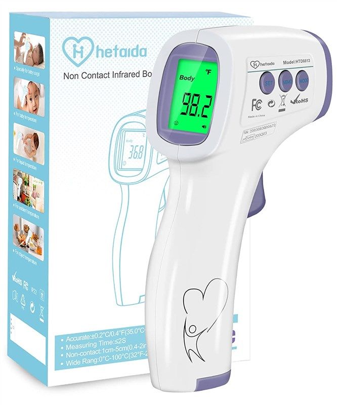 thermometer forehead instant reading medical 로고