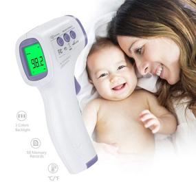 img 3 attached to 🔮 Medical Grade No Touch Thermometer for Adults, Forehead Thermometer Instant Reading, Suitable for Baby Food, Bath, Milk - Purple