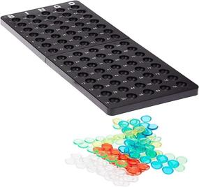 img 1 attached to 🎱 Trademark Innovations 18 Card Bingo Set - Includes 75 Numbered Balls, Metal Cage Spinning Feature, Bingo Chips, and Ball Rack