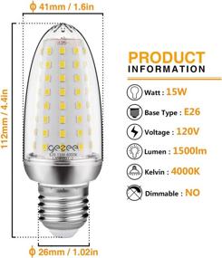 img 3 attached to 💡 GEZEE Equivalent Neutral White Non Dimmable Ceiling: The Perfect Lighting Solution