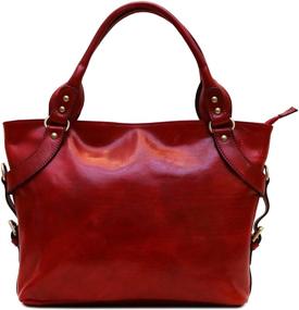 img 2 attached to Floto Taormina Italian Calfskin Leather Women's Handbags & Wallets for Hobo Bags