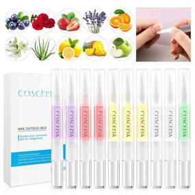 img 4 attached to 💅 10Pcs Cuticle Oil Pen Bulk for Nails - Nourishing, Moisturizing, and Revitalizing Treatment for Gel, Acrylic Nails - Softens, Conditions, and Provides Nail Care - Salon-Quality Gift Box Included