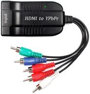 🔌 высококачественный hdmi к компонентному скейлеру 1080p: отлично подходит для пк, ps3, ps4, dvd, psp, 360, ps2, nintendo ngc логотип