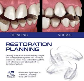 img 3 attached to 😁 Комплект ночной защиты от скрежета и скрежета зубов ASRL - наружные защитные кожухи от скрежета зубов (4 лотка, 2 размера)