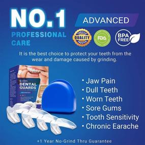 img 2 attached to 😁 ASRL Night Guard Kit for Teeth Clenching and Grinding - Teeth Grinding Guards (4 Trays, 2 Sizes)