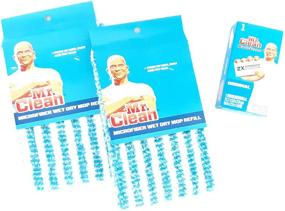 img 1 attached to 🧹 Convenient Mr. Clean Wet Dry Mop Refills (2 Count) + Bonus Magic Eraser