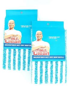 img 3 attached to 🧹 Convenient Mr. Clean Wet Dry Mop Refills (2 Count) + Bonus Magic Eraser