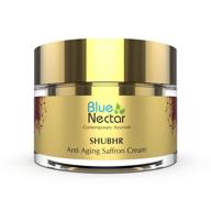 🌼 revitalize your skin with blue nectar anti aging face moisturizer - ayurvedic saffron cream for youthful glow logo