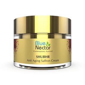 img 1 attached to 🌼 Revitalize Your Skin with Blue Nectar Anti Aging Face Moisturizer - Ayurvedic Saffron Cream for Youthful Glow