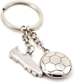 img 1 attached to Wen XinRong Soccer Keychain: Show Your Passion for Soccer!