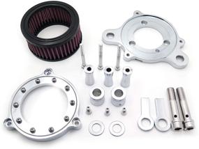 img 3 attached to XKH- Air Intake Filter System Kit for Harley Sportster XL 883 1200 04-15, Chrome [B01NBOUTGH]