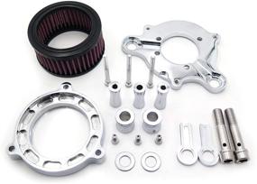 img 2 attached to XKH- Air Intake Filter System Kit for Harley Sportster XL 883 1200 04-15, Chrome [B01NBOUTGH]