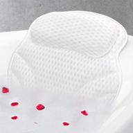 🛀 mouchot bath pillow: ultimate comfort and support with thick cushions, 6 suction cups, and quick dry technology, perfect for relaxing in the tub logo