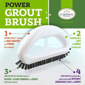 img 3 attached to 🧽 Stiff Bristle Grout Brush – Easily Remove Years of Grime on Grout Lines – Long-lasting Scrubbing Cleaner Brush for Tile Floors – Ergonomic Handle for Effortless Cleaning – Ideal for Tiles, Floors, Bathroom, Shower