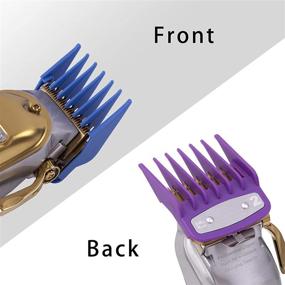 img 1 attached to Premium Color Coded Comb Attachment Set for Wahl Clippers - 10 Precise Cutting Guides with Metal Hair Clipper Guards, 1/16 inch to 1 inch Range