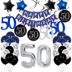 img 4 attached to 50Th Birthday Decorations Men Women Event & Party Supplies