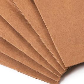 img 1 attached to 🛍️ Cooraby 30 Pieces Mini Paper Party Bags: Small Brown Kraft Bags for Birthday, Wedding, and Parties