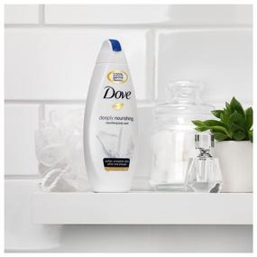 img 2 attached to 🧴 Dove Deeply Nourishing Body Wash - Pack of 6, 500ml - Deep Moisture Formula