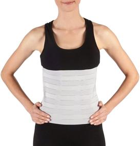 img 4 attached to Soles Compression Abdominal Binder: Unisex, One Size Fits All - Superior 170 Gram Design