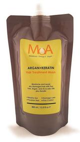 img 2 attached to 💇 Revitalize and Repair Your Hair with MOA ARGAN+KERATIN Hair Treatment Mask - 13.5 fl oz
