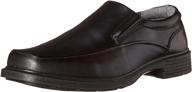 deer stags men's brooklyn black shoes: sleek men's loafers & slip-ons logo