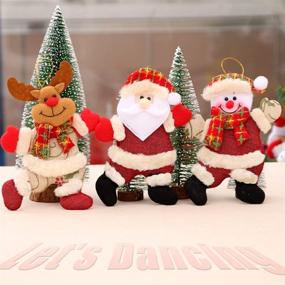 img 3 attached to 🎄 Cheerful Dancing Christmas Tree Ornaments Set - 2021 Funny Decorations for Festive Home and Holiday Décor