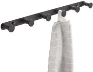 🔨 bigbig home matte black bathroom towel hook, coat rack with 6 hooks wall mount - heavy duty stainless steel robe hanger, 16 inch logo