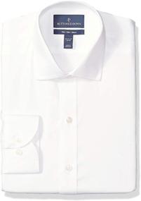 img 1 attached to 👔 Non Iron Sleeve Men's Clothing: BUTTONED Classic Spread Collar Shirts